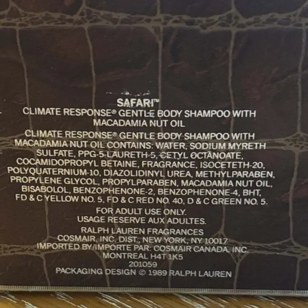Safari By Ralph Lauren Climate Response Gentle Body Shampoo 8.5oz ReadD..90%FULL - Picture 5 of 5